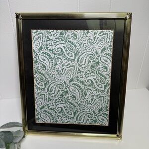 Vintage Brass Picture Frame (11x13 Frame Holds 8x10 Photo) Brass Aesthetic